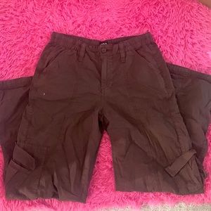 light weight brown low rise cargos